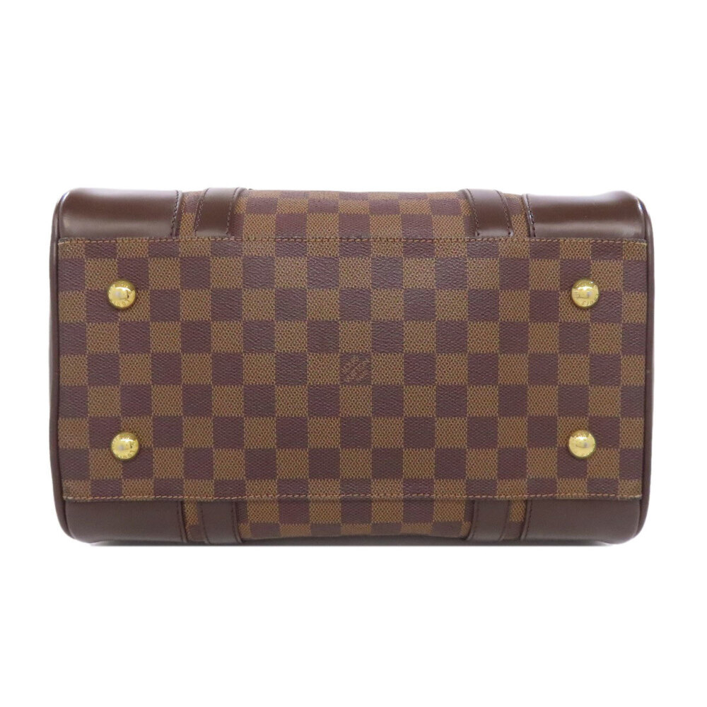 LOUIS VUITTON Brown Damier Canvas Boston Bag - Picture 4 of 11